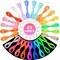 Lanyard String Kit, 25 Bundles Gimp String Plastic Lacing Cord with 20pcs Snap Clip Hooks and Keyrings for Boondoggle Crafts, Bracelets and Lanyard Weaving (Laser & Glow in Dark)